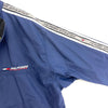 Vintage Tommy Hilfiger Full Zip Sleeve Spell Out Navy Blue Light Jacket Size XL