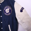 Sheridan College Varsity Jacket Blue Size L 90s