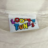 Looney Tunes Tasmanian Devil Bugs Bunny White T-shirt Front Back Print Size M