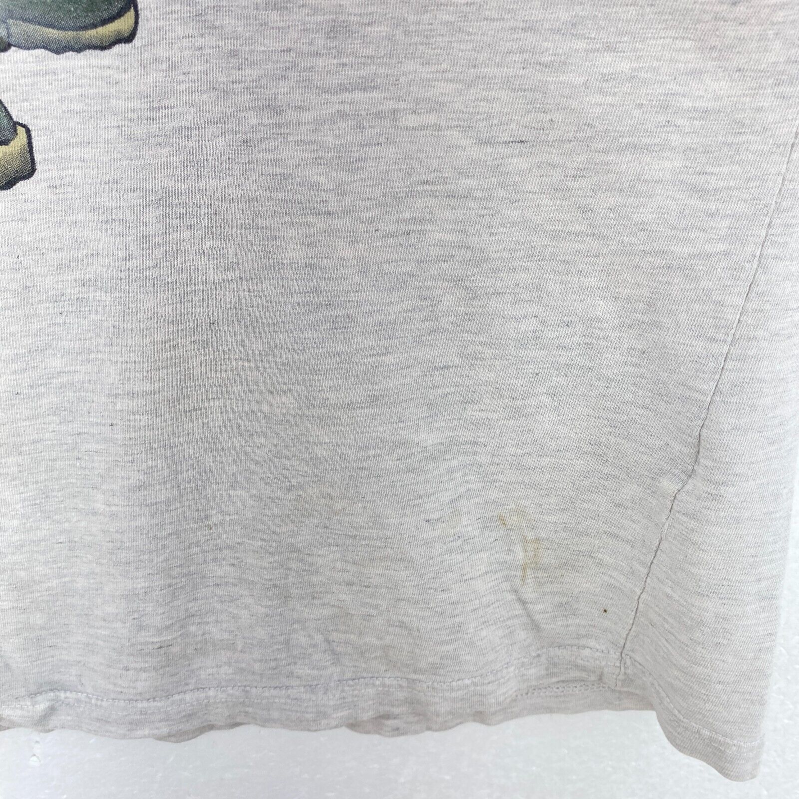 Bugs Bunny Tasmanian Devil Looney Tunes Army Search Rescue Gray T-shirt Size XL