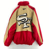 Reebok Pro Line San Francisco 49ers Red Insulated Full Zip Jacket Size L