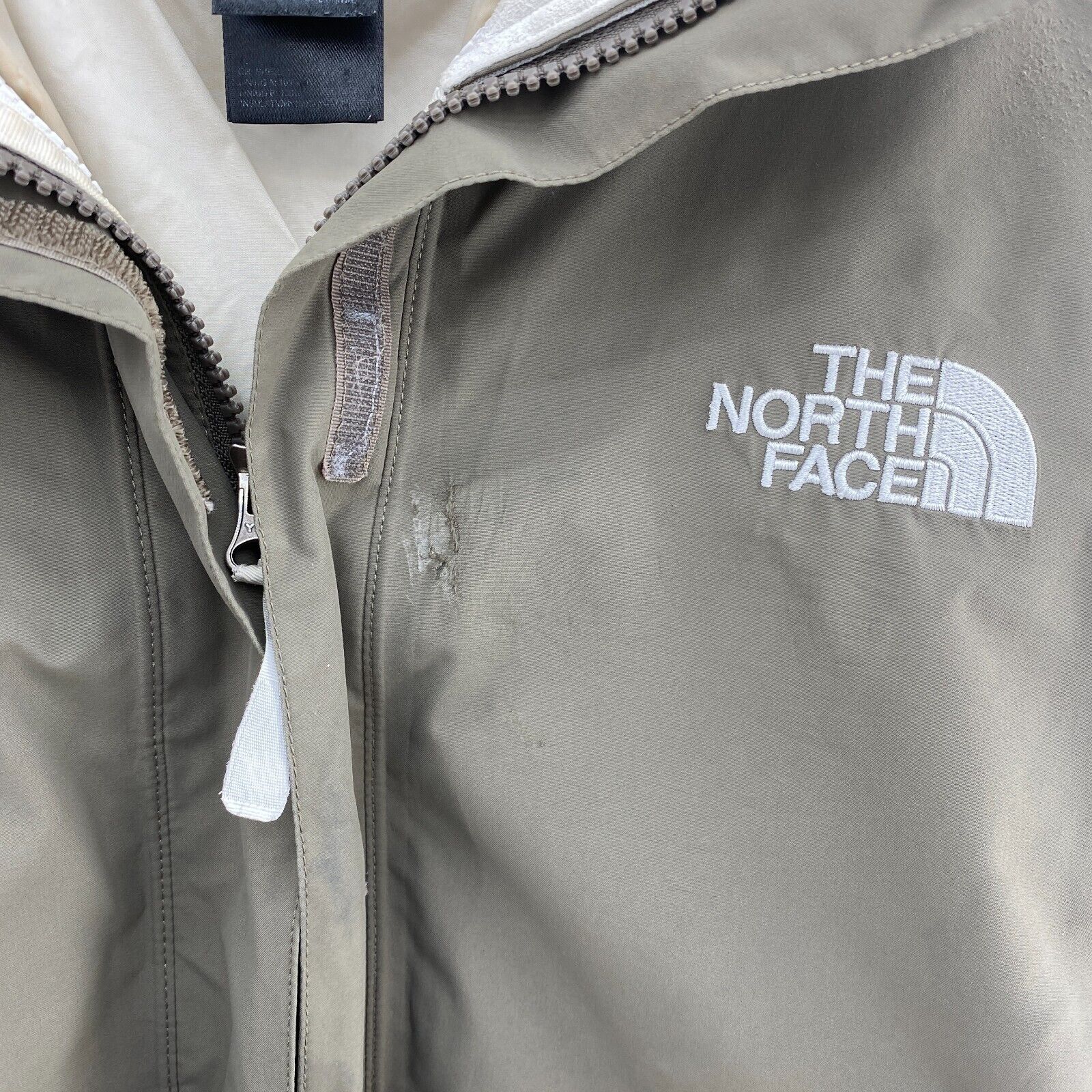 The North Face Women's Hyvent 3-In-1 Insulated Green Hooded Jacket Size L