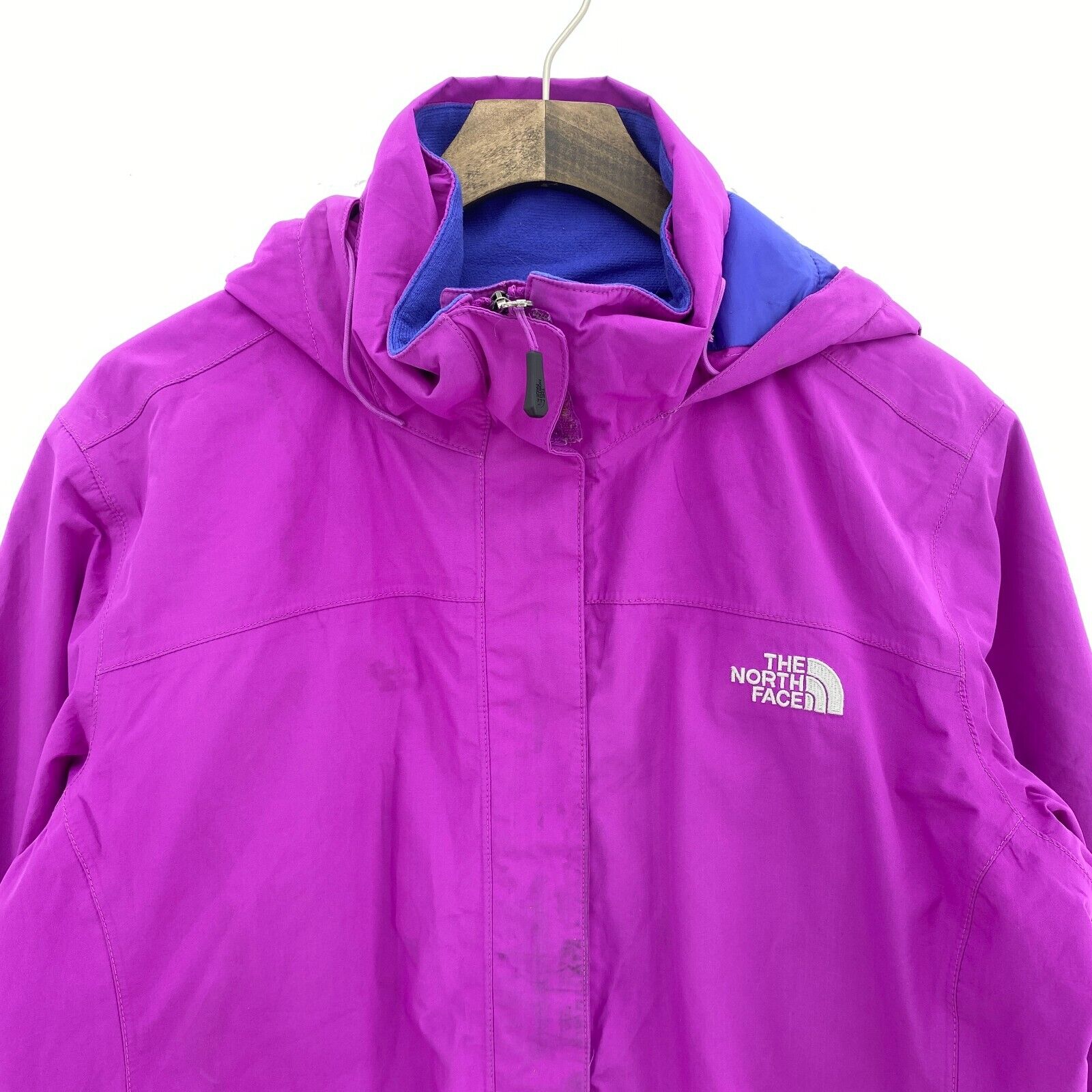 The North Face Full Zip Women's Jacket Size M Hooded Purple