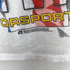 Vintage 90s Sterling Marlin #4 Kodak Film Racing T-shirt White Tee Size L