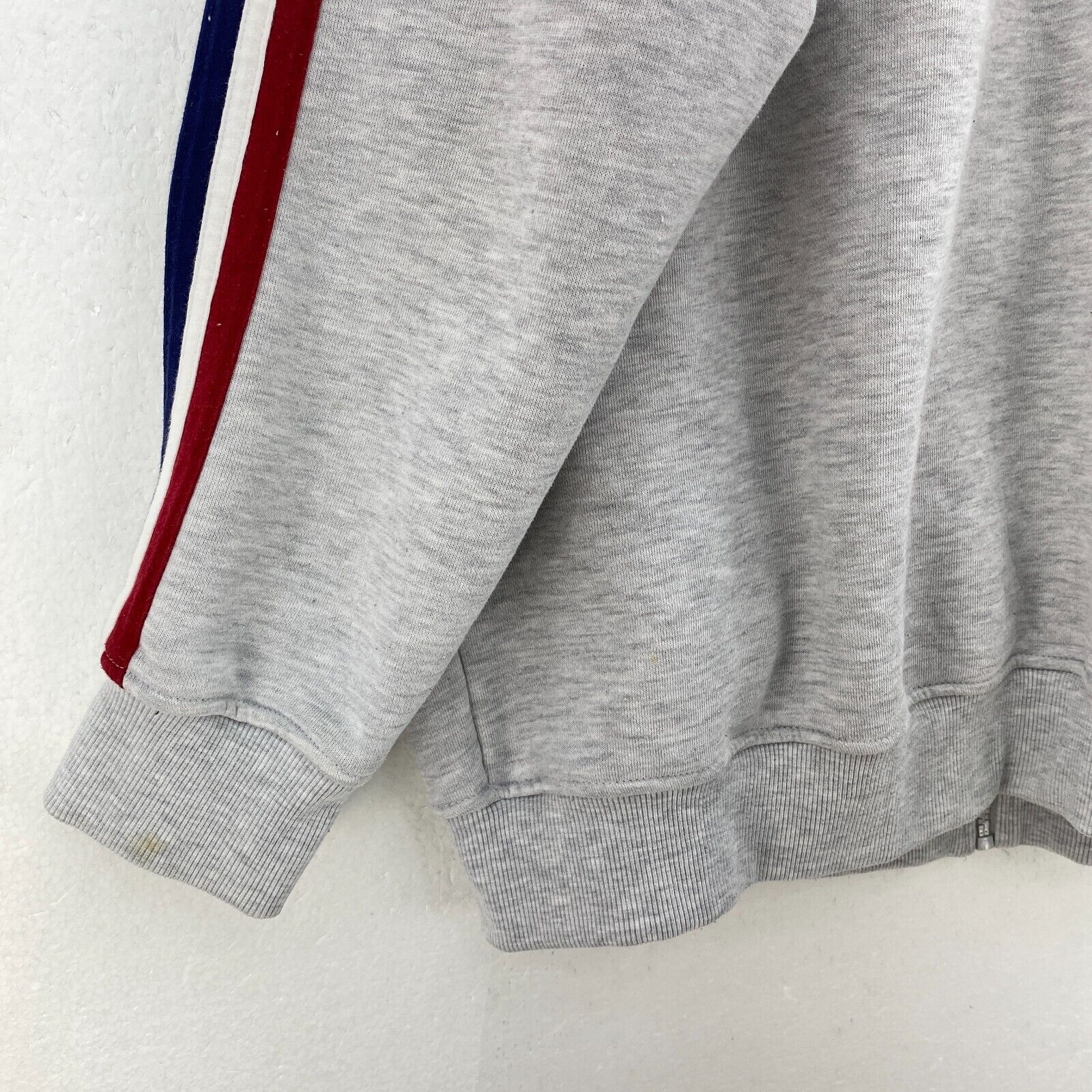 Brooklyn Nets NBA Gray Hooded Jacket Size XL Full Zip Up