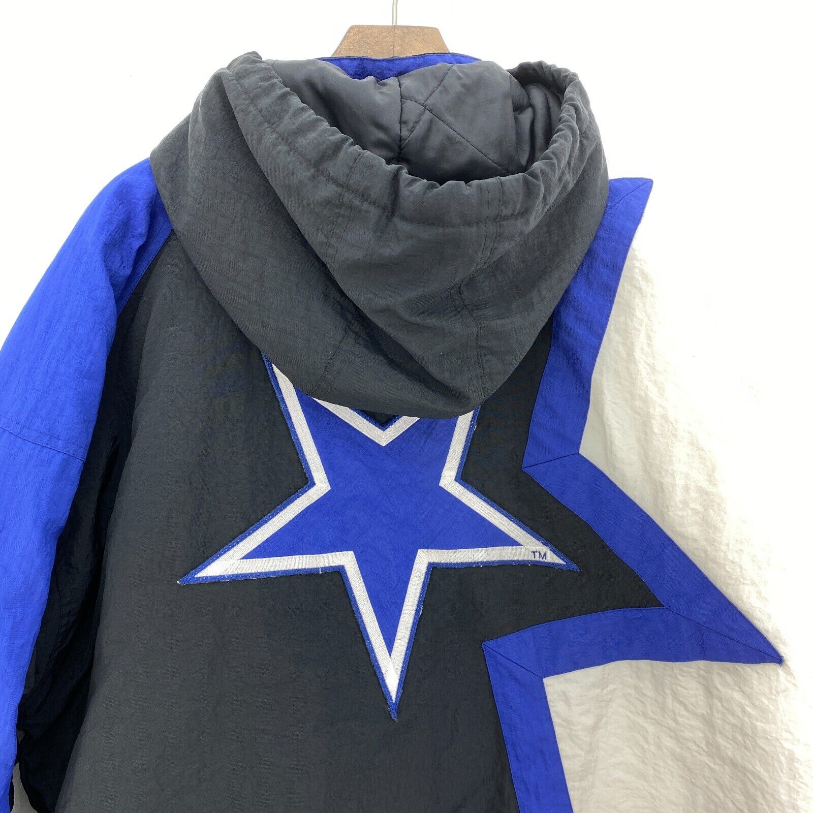 Dallas Cowboys NFL Football Full Zip Blue Insulated Jacket Size L