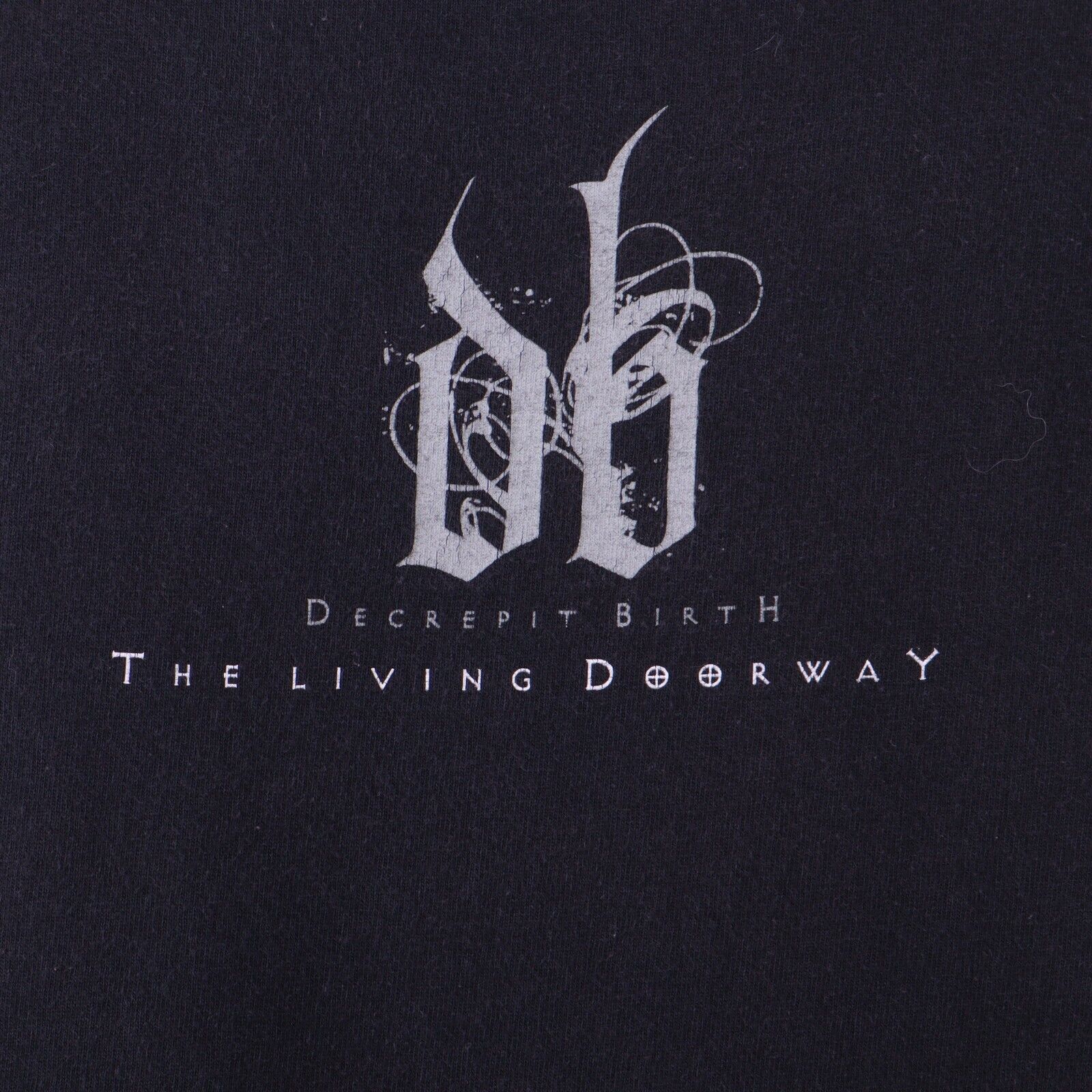 Decrepit Birth The Living Doorway Black T-shirt Size 2XL 90s