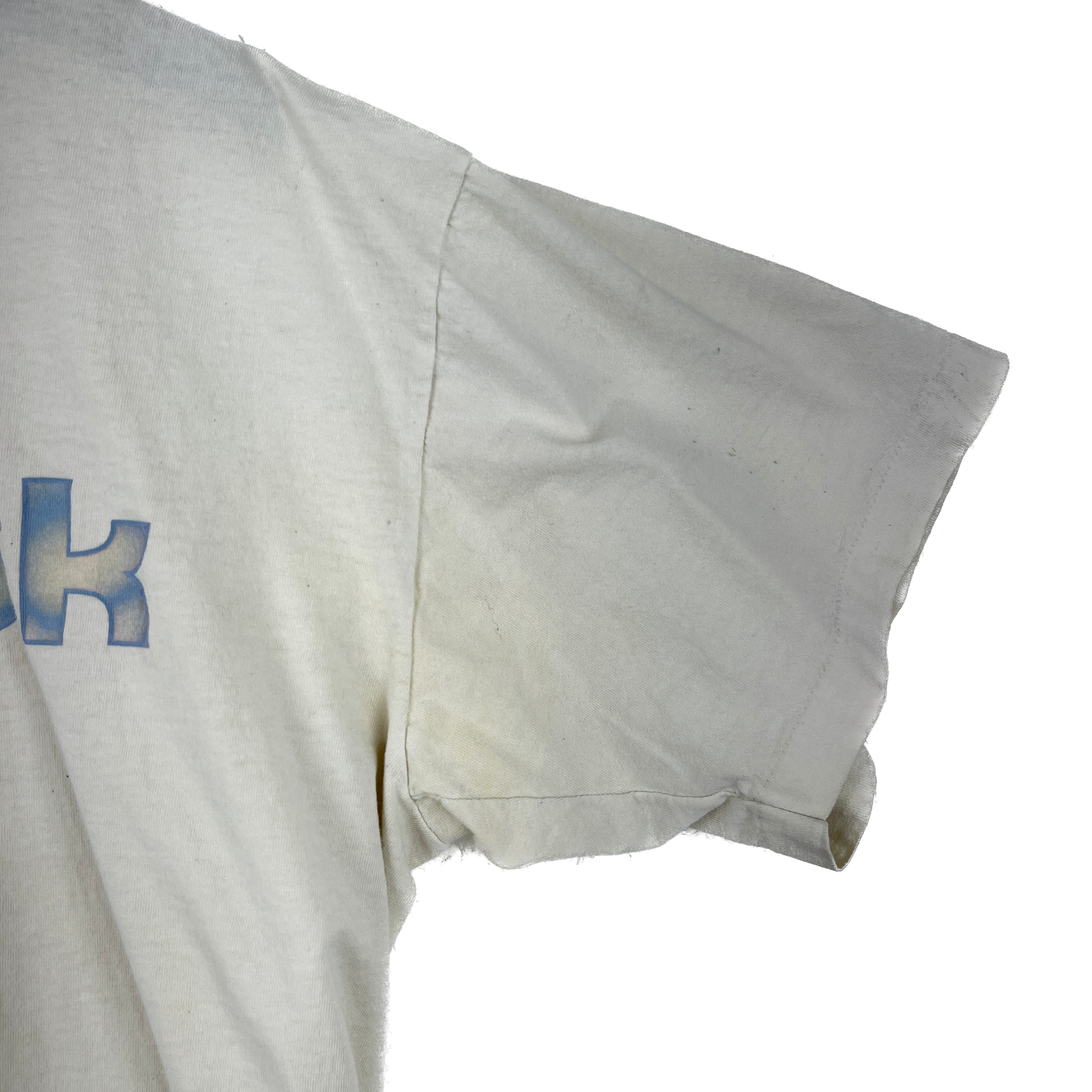 Vintage Reebok Graphic Print White T-shirt Size L Single Stitch