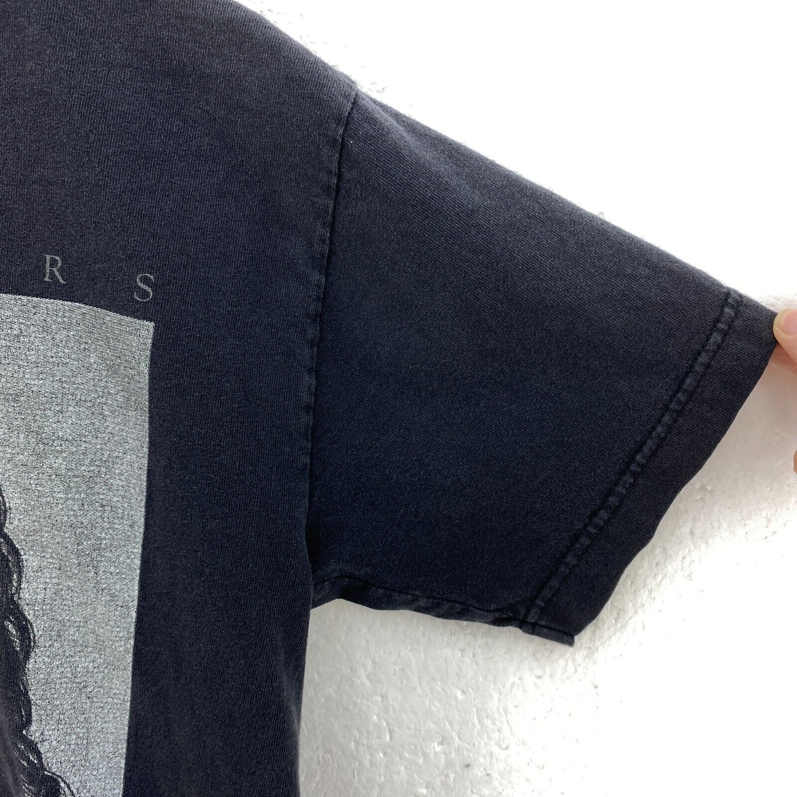 Vintage The Doors Rock Band Jim Morrison Black T-shirt Size S