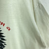 Oklahoma Sooner State Native American Print White T-shirt Size M Single Stitch