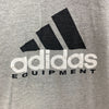 Limited Edition Adidas Logo Equipment T-shirt Size L Gray
