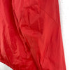 The North Face Logo Full Zip Red Light Hooded Jacket Size L Windstopper