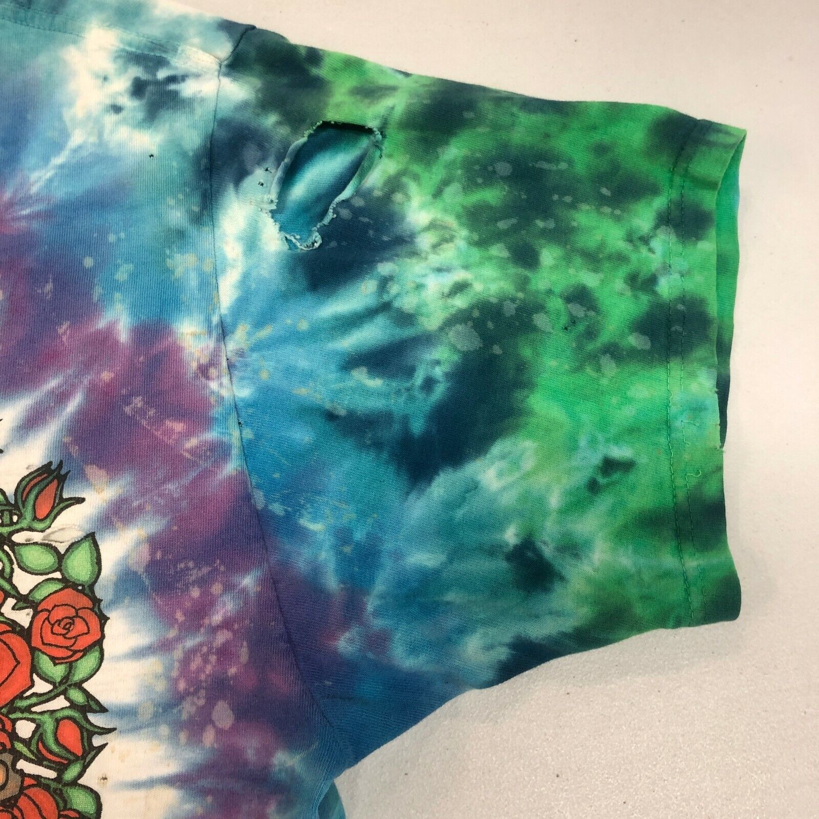 Grateful Dead Celtic Mandala 2000 Tie Dye T-shirt Size L Rock