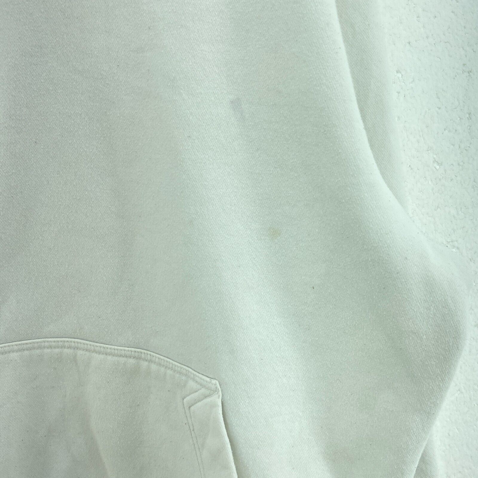 Nike Swoosh Check Embroidered White Hoodie Size L