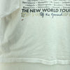 1993 The Beatles Paul McCartney The New World Tour Print White T-shirt Size XL