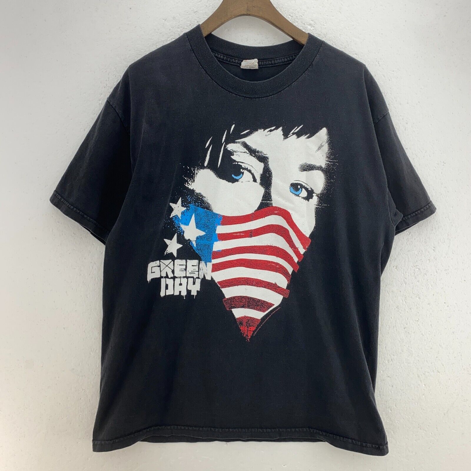 Green Day Rock Band 21st Century Breakdown 2009 Black T-shirt Size L