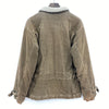 Harley Davidson Shear Lined Full Zip Corduroy Jacket Size M Brown
