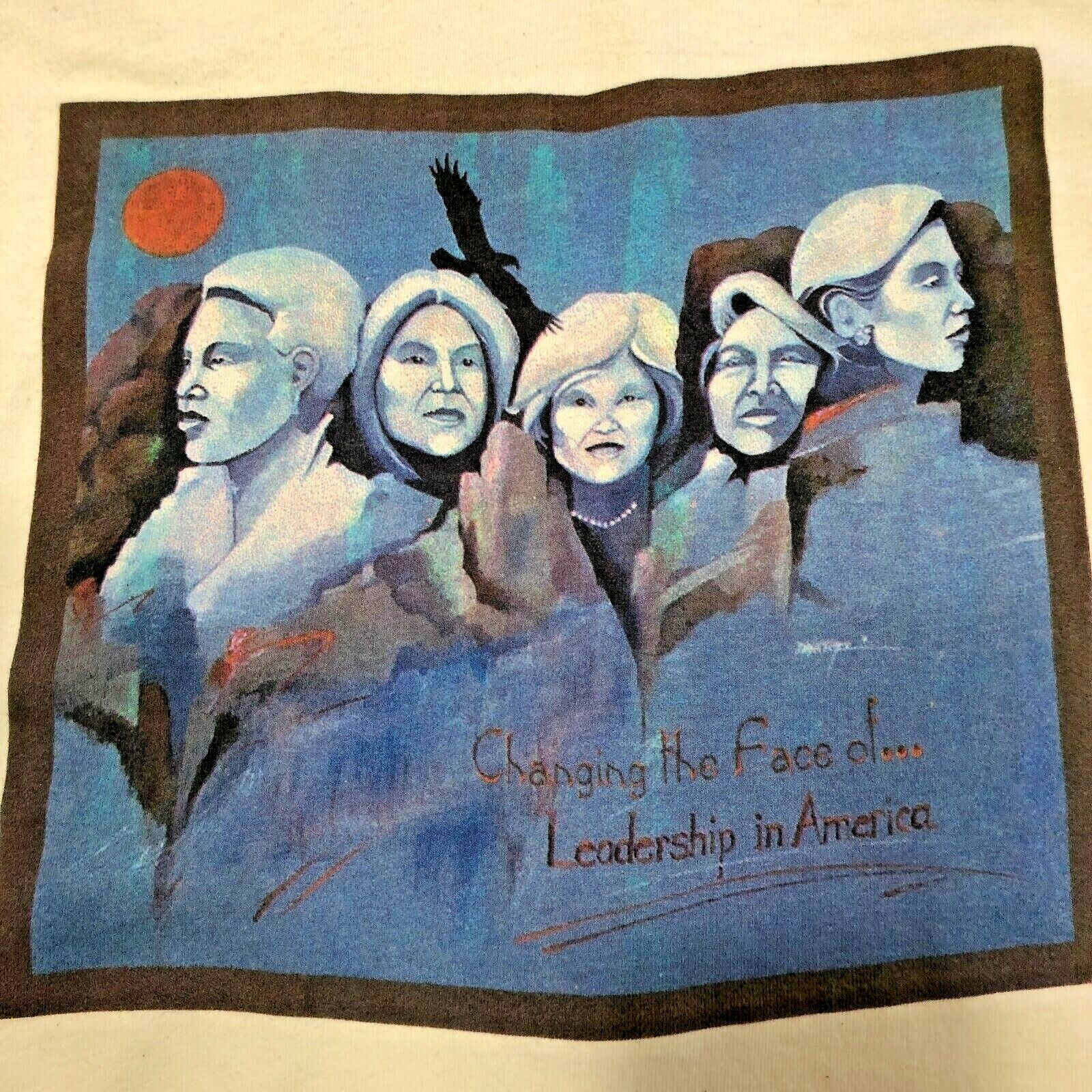 Changing The Face Of Leadership In America Ivory T-shirt Size L