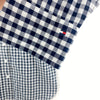 Tommy Hilfiger Navy Blue Gingham Button Down Shirt NWT