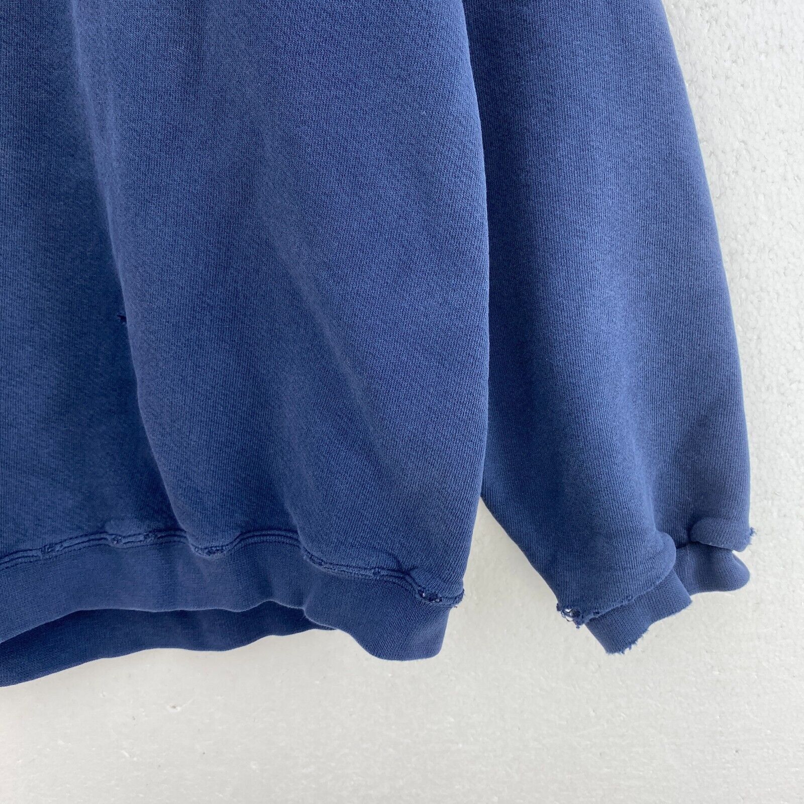 Nike Center Swoosh College Carolina Tar Heels Blue Distressed Sweatshirt Size XL