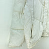 Nike Embroidered Logo Down Fill White Full Zip Puffer Jacket Size L Womens