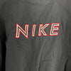 Vintage Nike Swoosh Logo Full Zip Black Insulated Jacket Size M