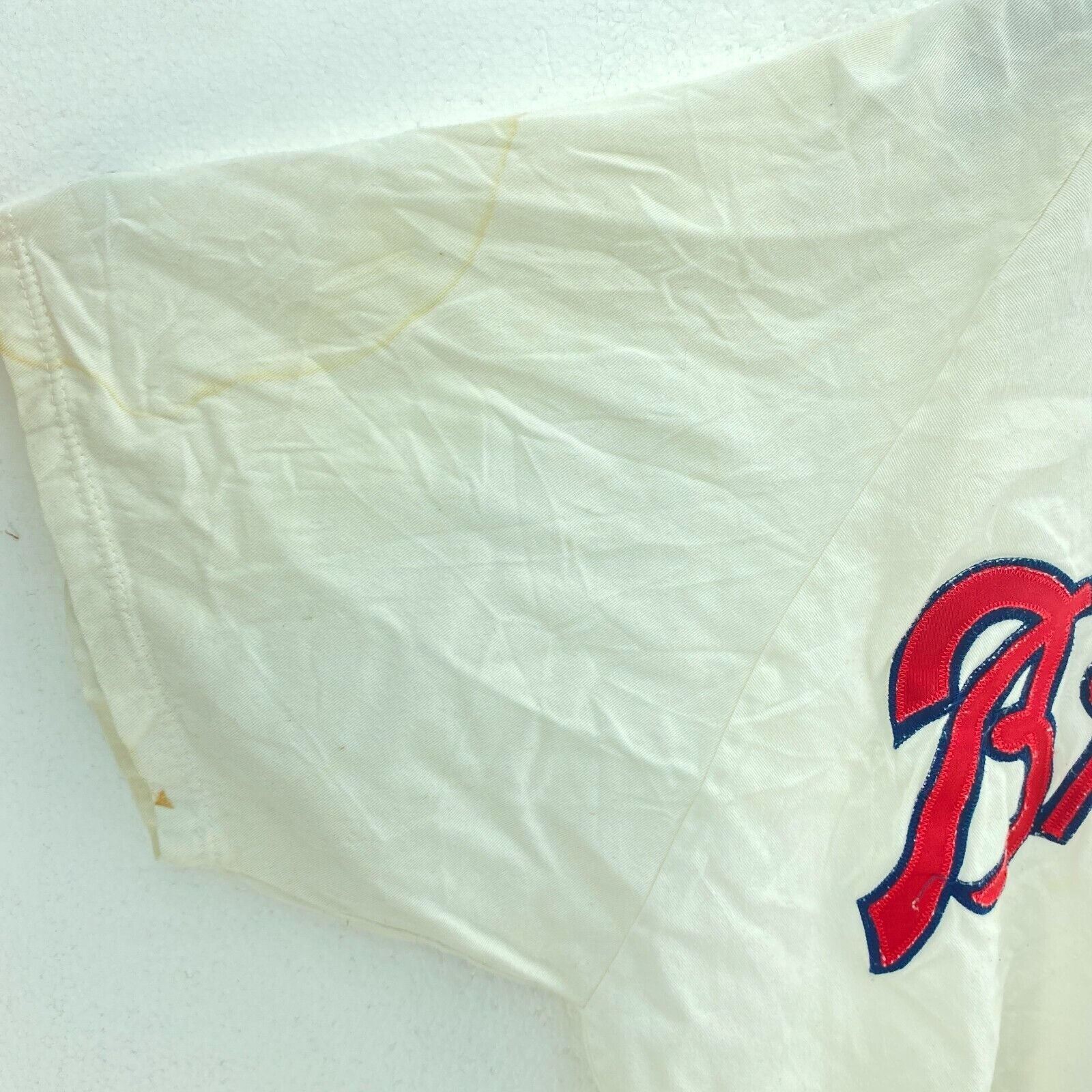 Russell Athletic Atlanta Braves Logo MLB White Jersey Size XL