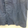 Vintage Military Fleece Lined Army Trench Coat Navy Blue Size L