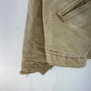 Carhartt Workwear Logo Tan Jacket Size 46 Full Zip Up