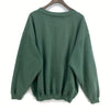 Guess Embroidered Logo Vintage Green Sweatshirt Size L