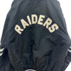 Las Vegas Raiders Varsity Black Bomber Snapped Jacket Size 2XL