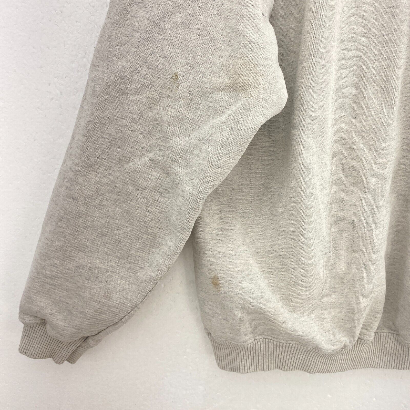 Mossimo 90s Embroidered Patch Gray Sweatshirt Size XL