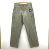 Carhartt Moss Green Workwear Pant Straight Double Knee Size 36 x 32