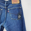 Levis 501 Dark Wash Blue Jeans Size 32 Straight Leg
