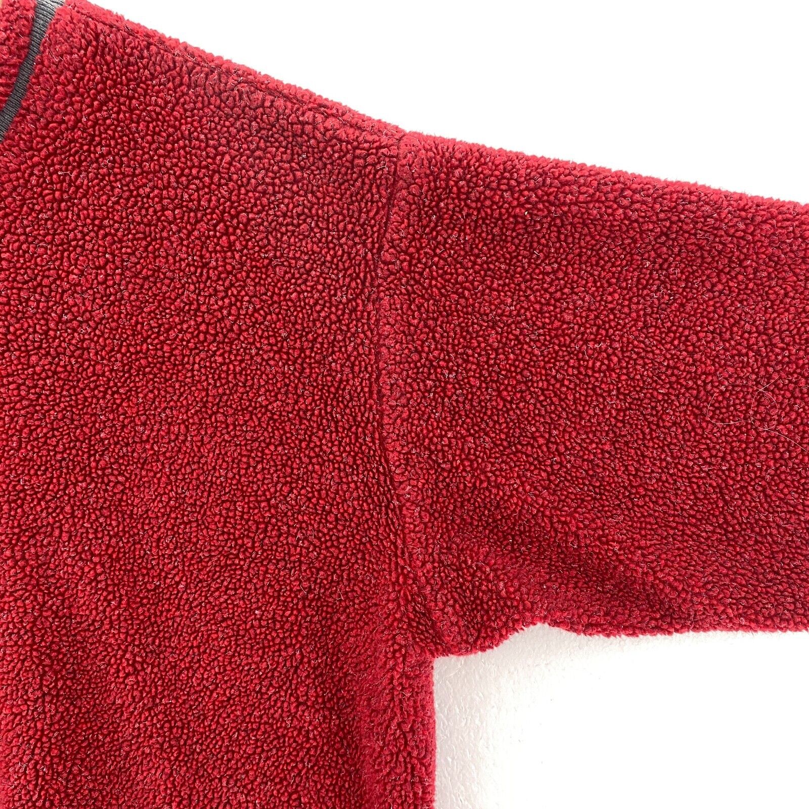 Columbia Fleece Pullover Sweatshirt Red Size XL Crewneck
