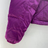 The North Face 550 Women's Purple Insulated Hooded Jacket Size M Full Zip Up