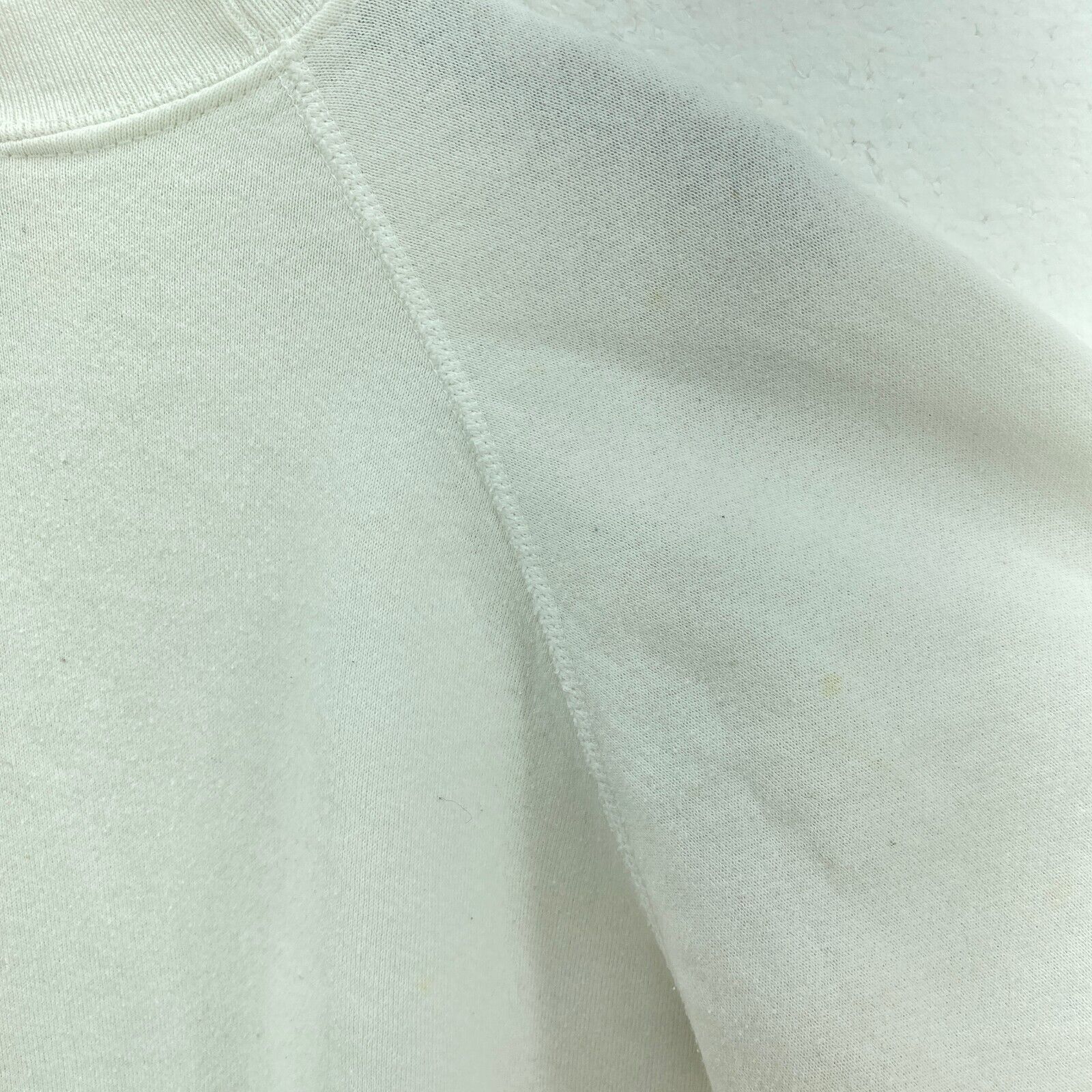 Bear Santa Ho Ho Ho Christmas White Sweatshirt Size L Crewneck