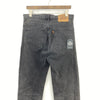 Levi's 603 Orange Tab Medium Wash Black Denim Straight Jeans Size 33