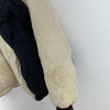 Harley Davidson Metal Logo Full Zip Beige Puffer Jacket Size L