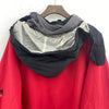 Nautica Competition Red Vintage Reversible Hooded Jacket Full Zip Up Size XXL