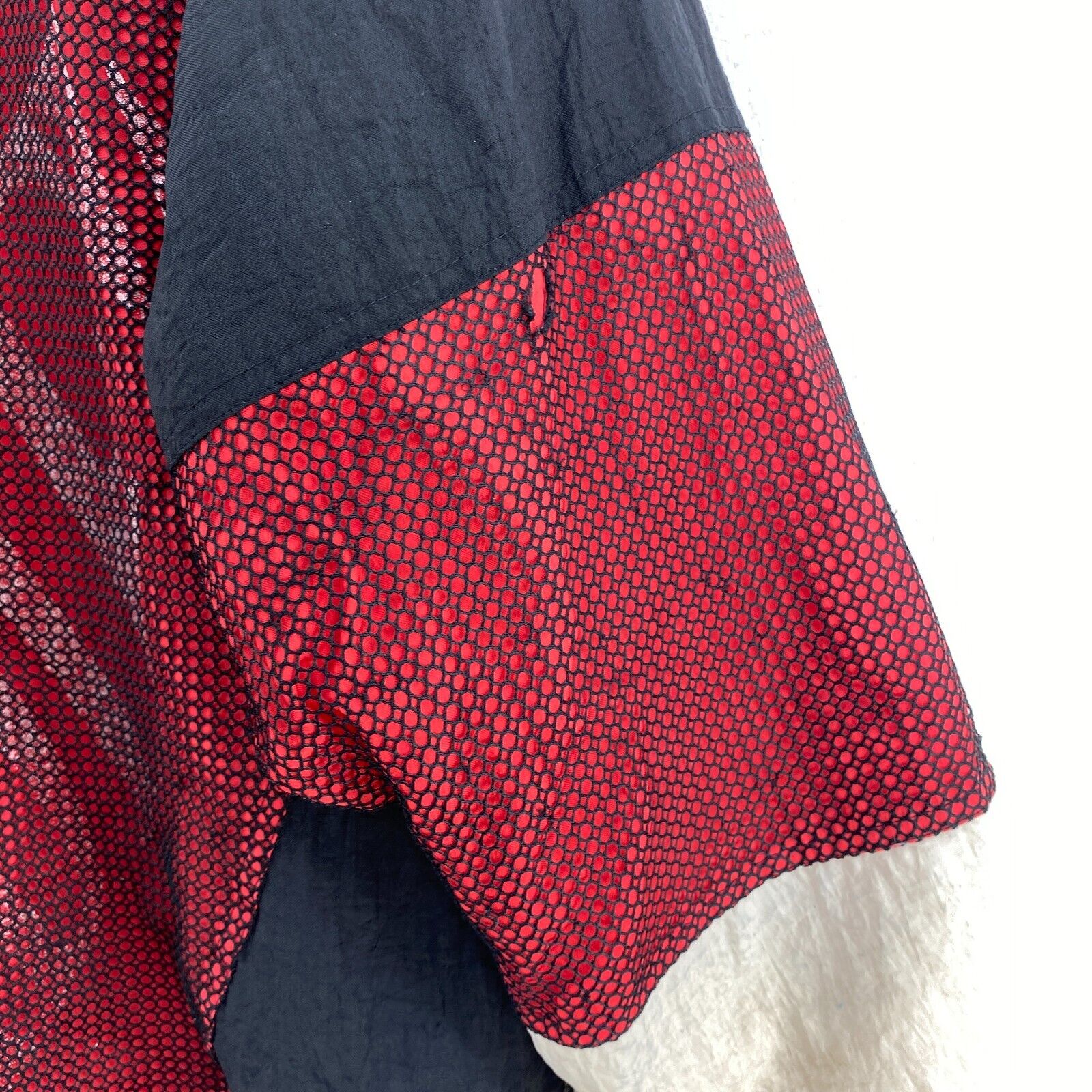 Chalk Line Montreal Canadiens Black Mesh Detailed Full Zip Jacket Size M