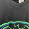Batman DC Comics 1995 Logo Graphic Print Black T-shirt Size L Single Stitch