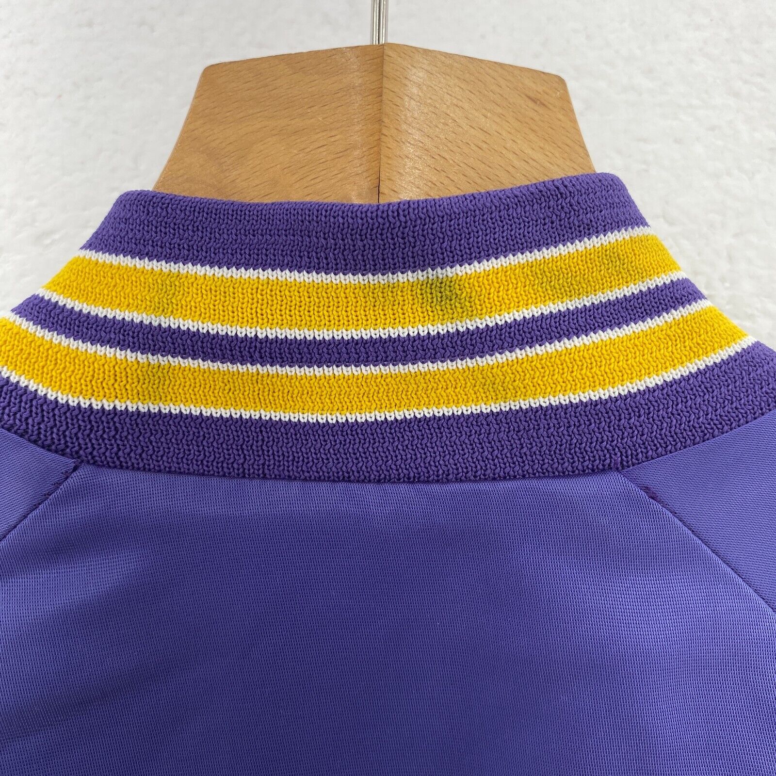 Utah Jazz NBA Basketball Purple Satin Bomber Jacket Size M