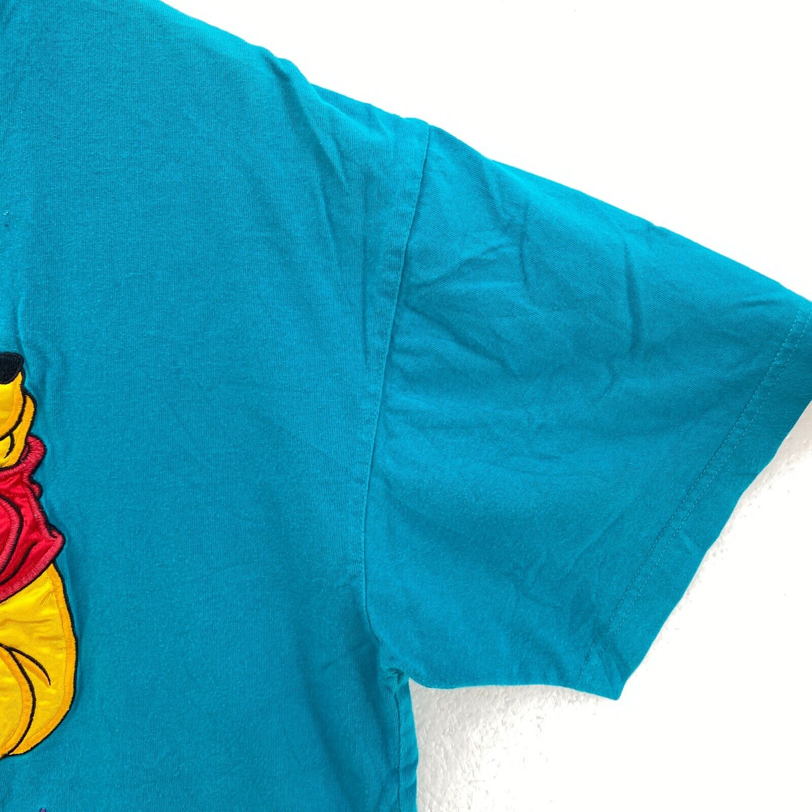 Vintage Disney Winnie The Pooh Piglet Blue T-shirt Size L