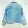 Levi's Sherpa Denim Jacket Blue Light Wash Size M Snap Up