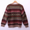 H.Leishman Women's Wool Knit Pullover Sweater Size Large Red 90s