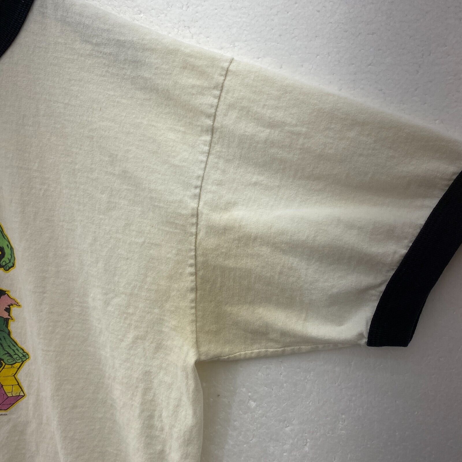 Hulk Marvel Superhero 2000 Comicbook White T-shirt Size L
