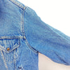 Levi's Sherpa Denim Jacket Blue Light Medium Wash Size L Snap Up
