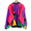 Picasso All Over Print Reversible Satin Full Zip Black Bomber Jacket Size XL