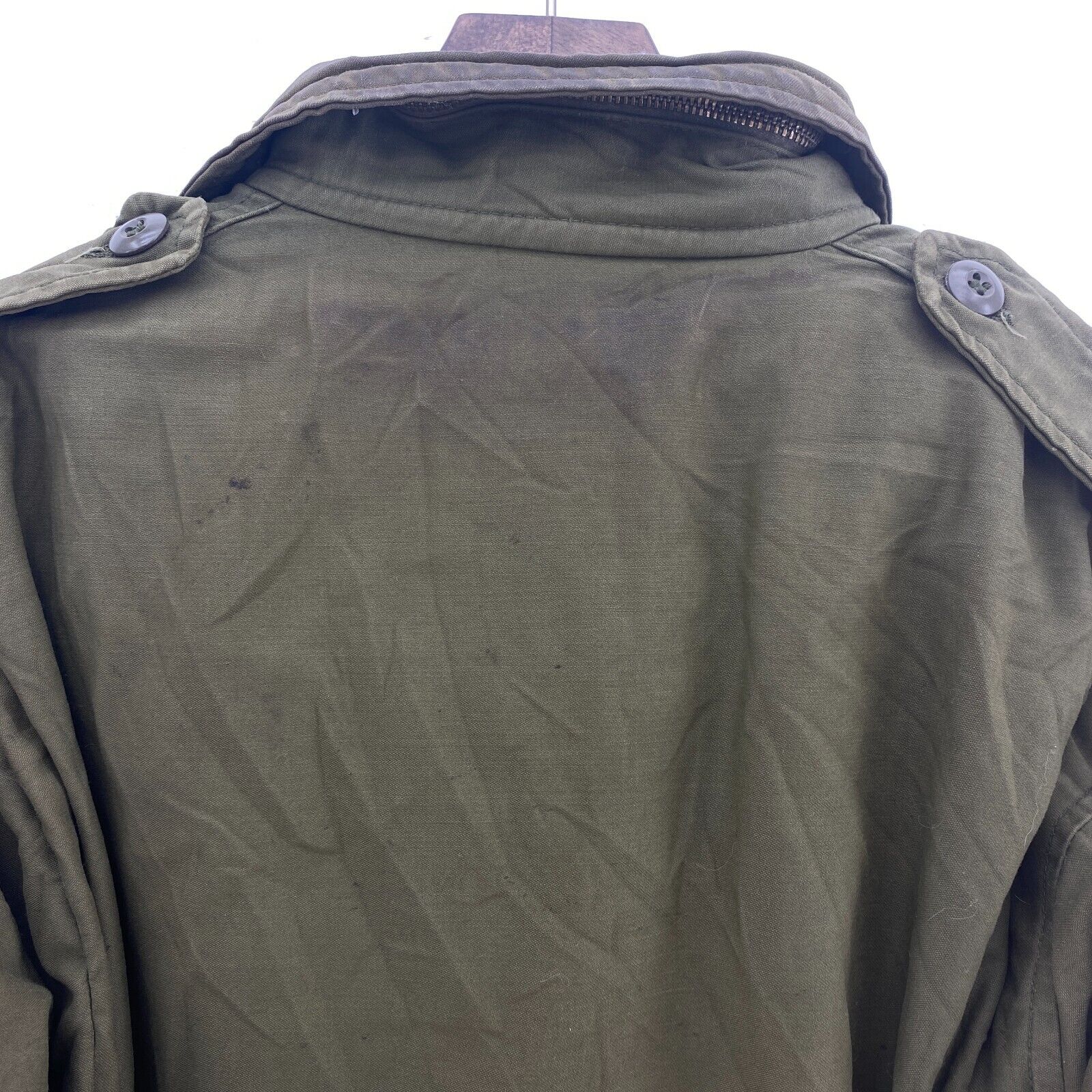 Military 3 In 1 Full Zip Army Green Parka Coat Jacket Size S